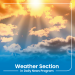 Weather Section (In daily news bulletin)