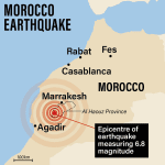 Morocco earthquake death toll nears 2,500