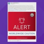 US issues Worldwide Caution alert for citizens overseas
